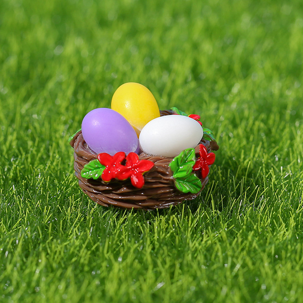Bonsai Garden Display - 13Pcs Resin Easter Bunny Landscape Decor
