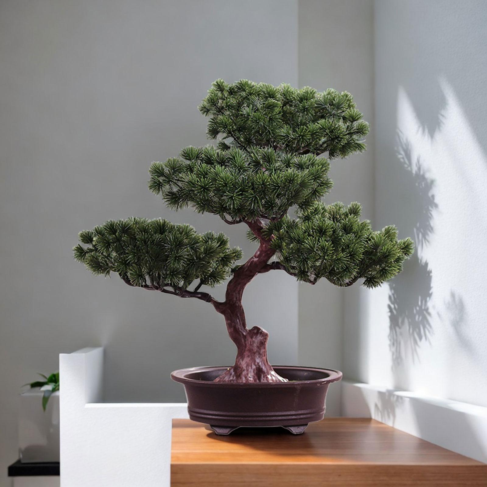Bonsai Tree Zen Garden - Artificial Bonsai Fake Tree Potted Plant