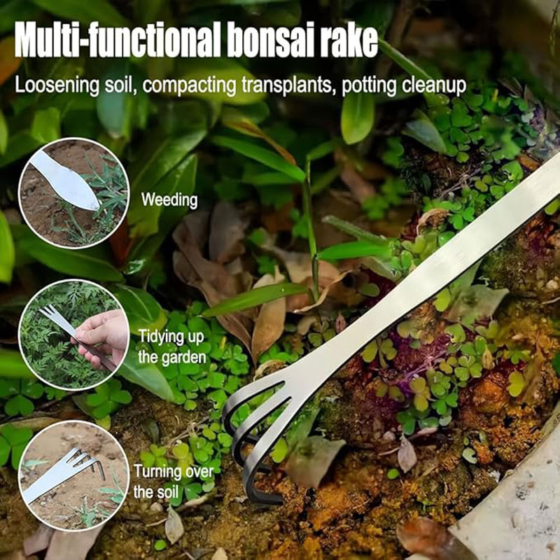 Stainless Steel Root Rake Hand - Bonsai Garden Zen ulasan dan harga