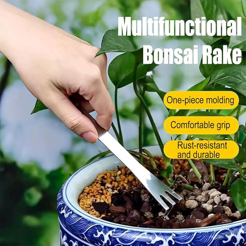 Stainless Steel Root Rake Hand - Bonsai Garden Zen ulasan dan harga