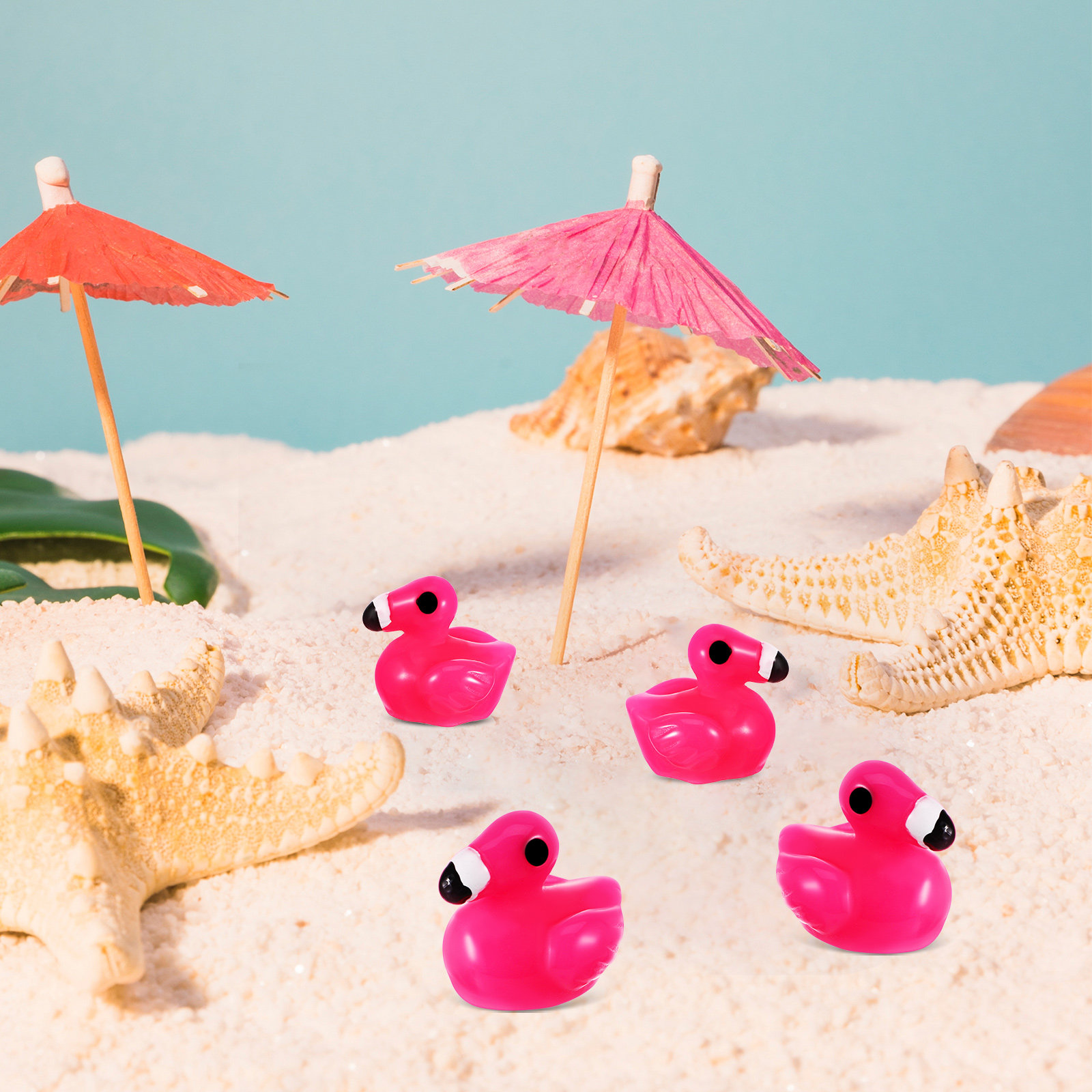 80Pcs Mini Resin Flamingos Tro - Bonsai Garden Shop ulasan dan harga