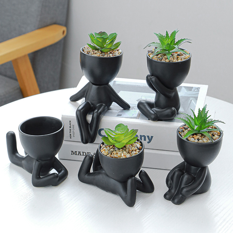 Nordic Creative Cute Tree Man  - Bonsai Tree Zen Garden ulasan dan harga