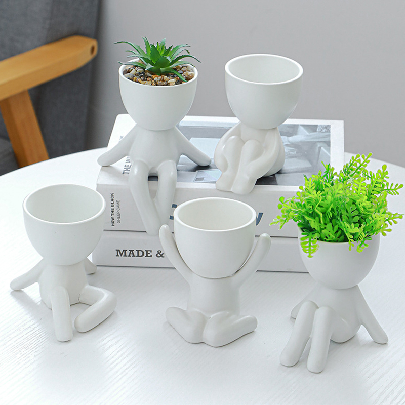 Nordic Creative Cute Tree Man  - Bonsai Tree Zen Garden ulasan dan harga
