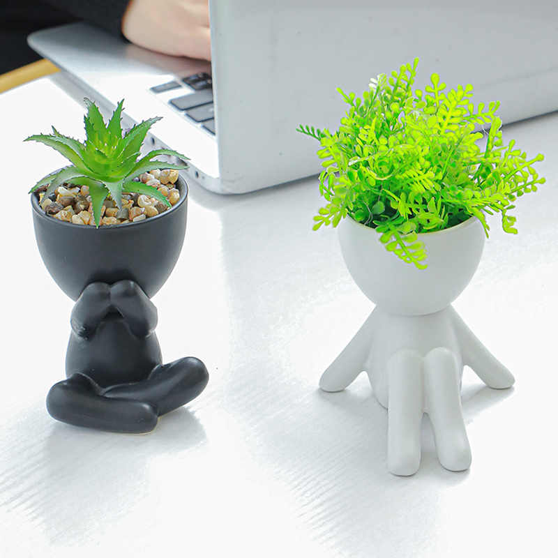 Nordic Creative Cute Tree Man  - Bonsai Tree Zen Garden ulasan dan harga