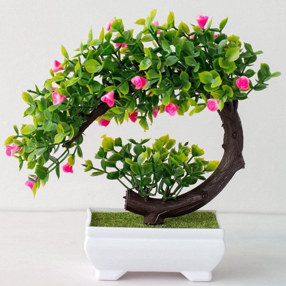 Home Artificial Pot Plant Tree - Bonsai Garden Display ulasan dan harga