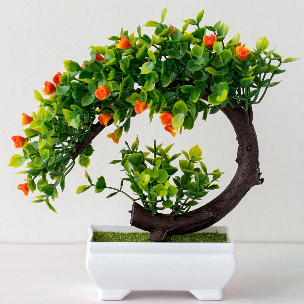 Home Artificial Pot Plant Tree - Bonsai Garden Display ulasan dan harga