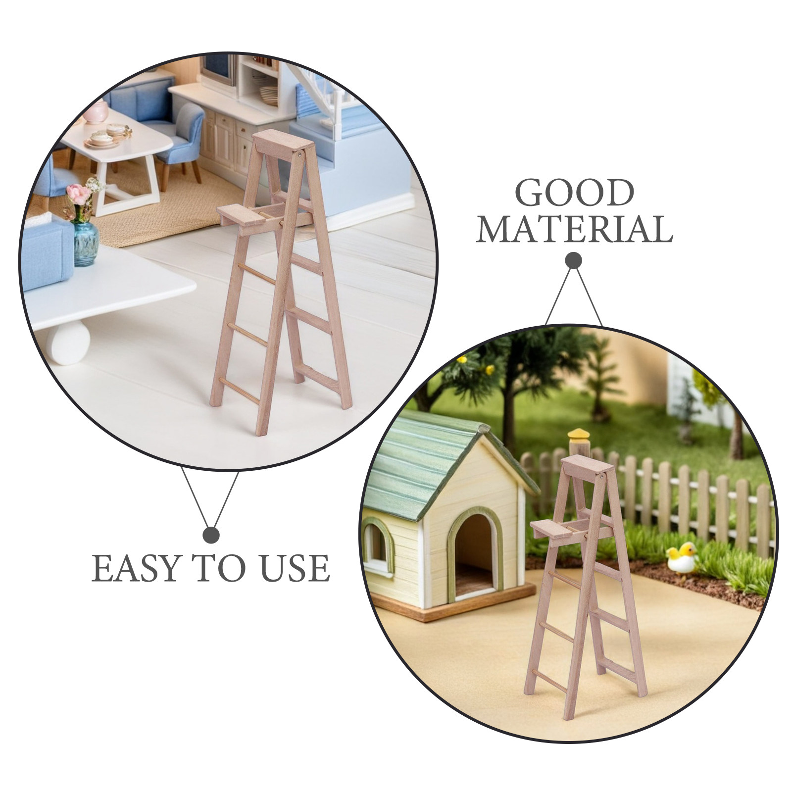Miniature Wooden Ladder Simula - Bonsai Garden Europe ulasan dan harga