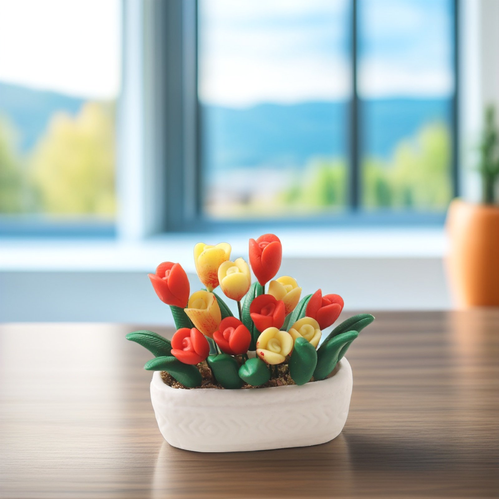 Mini Tulip Potted Plant Decora - Bonsai Garden Europe ulasan dan harga