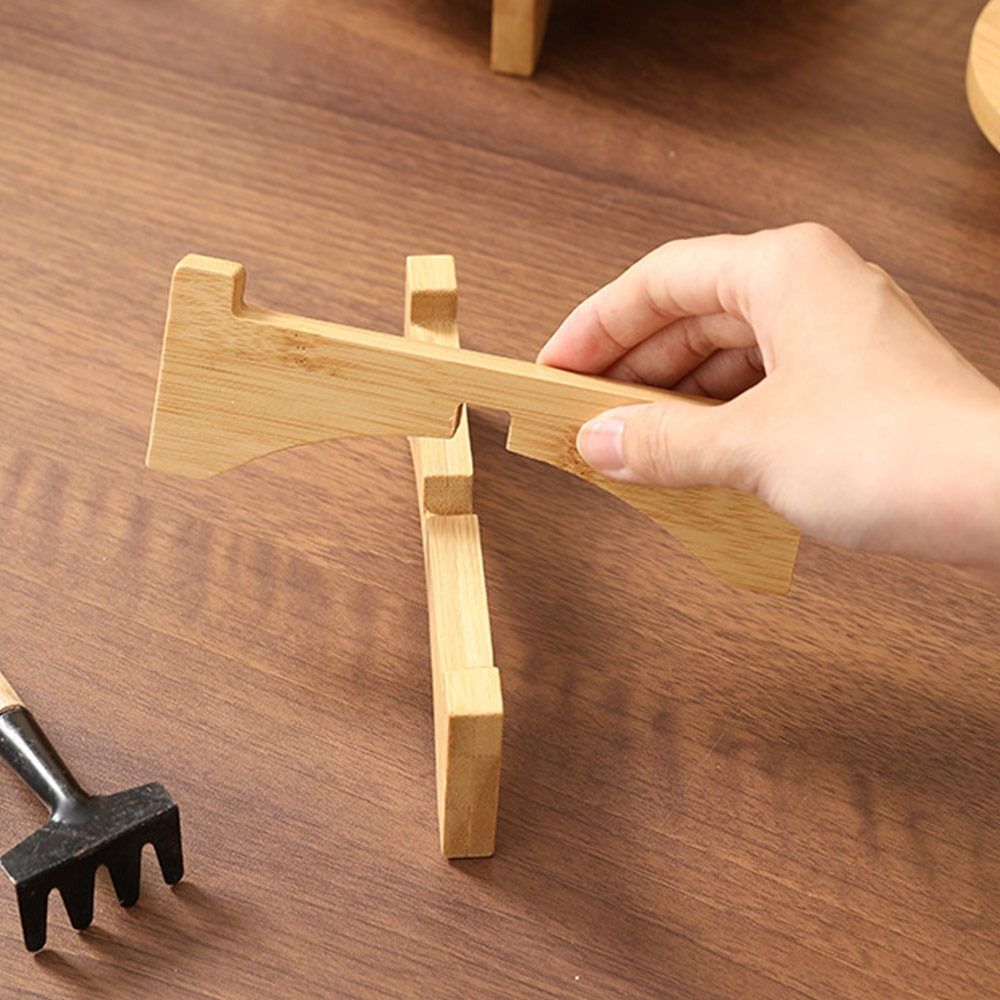 Wooden Bonsai Display Stand Fl - Bonsai Garden Display ulasan dan harga