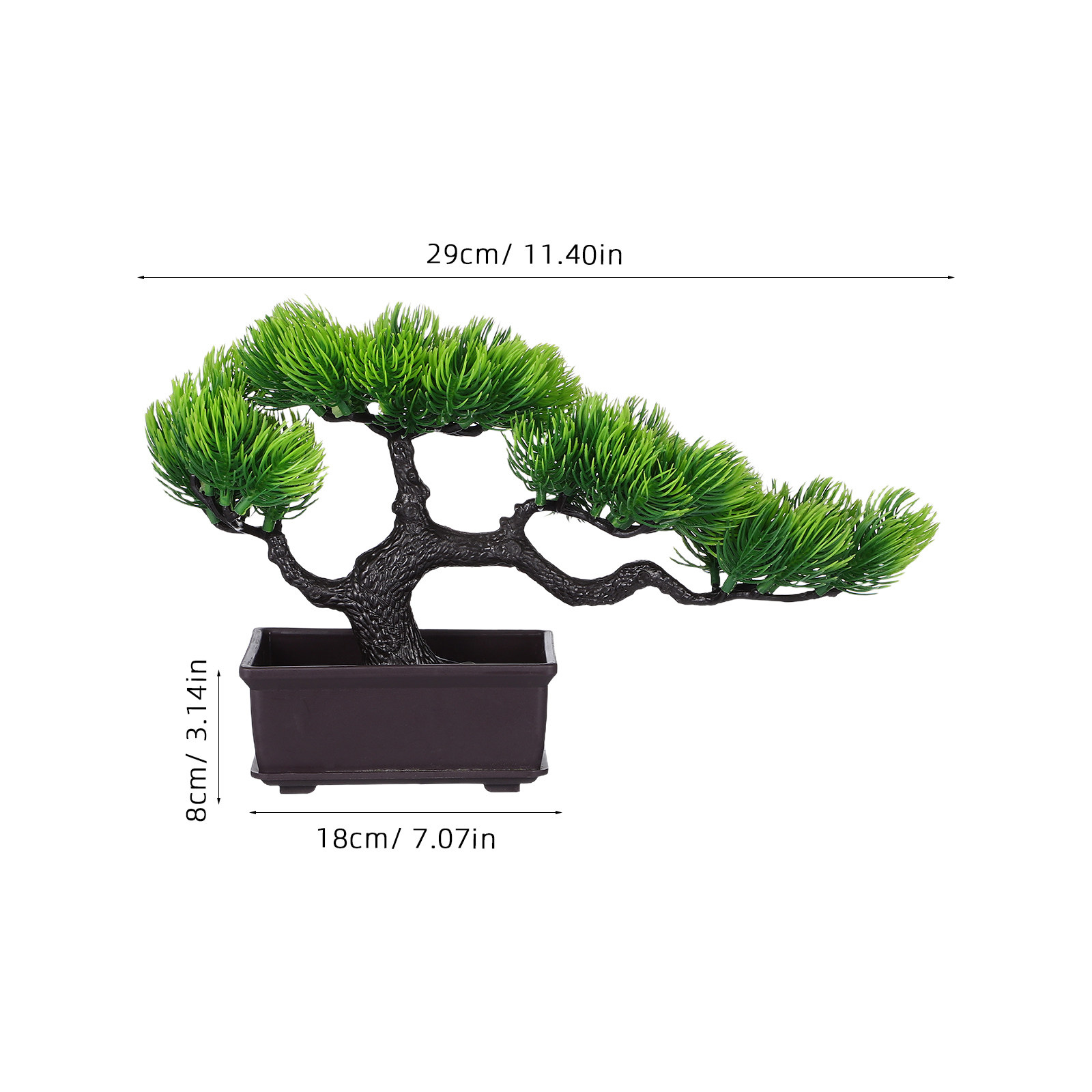 Artificial Bonsai Potted Faux  - Bonsai Tree Zen Garden ulasan dan harga