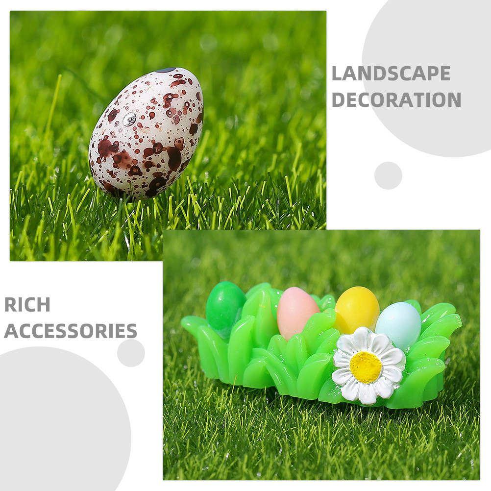 13Pcs Resin Easter Bunny Lands - Bonsai Garden Display ulasan dan harga