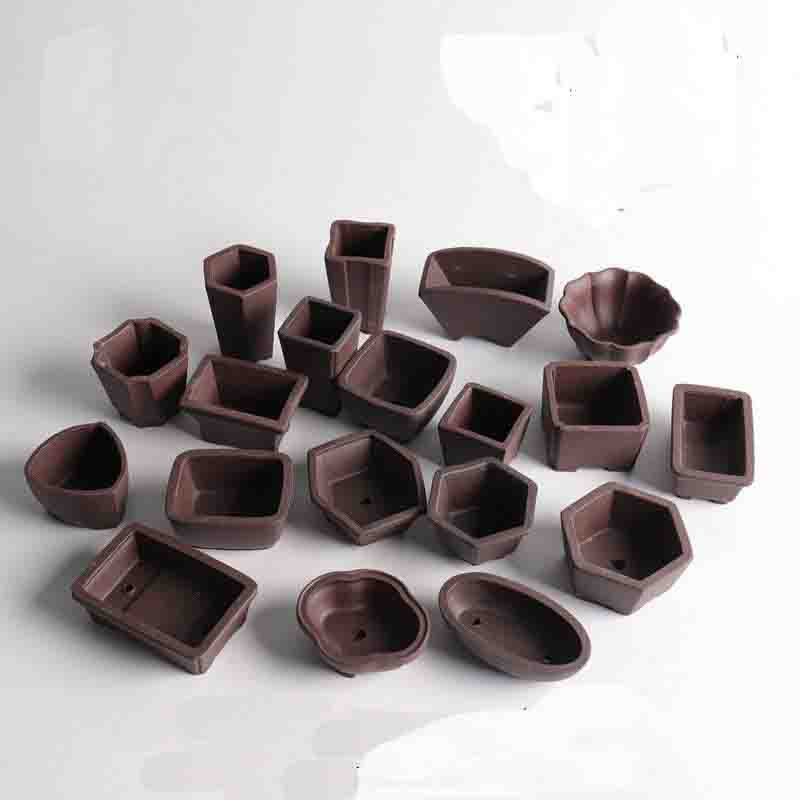 Yixing Purple Sand Flower Pot  - Bonsai Tree Zen Garden ulasan dan harga