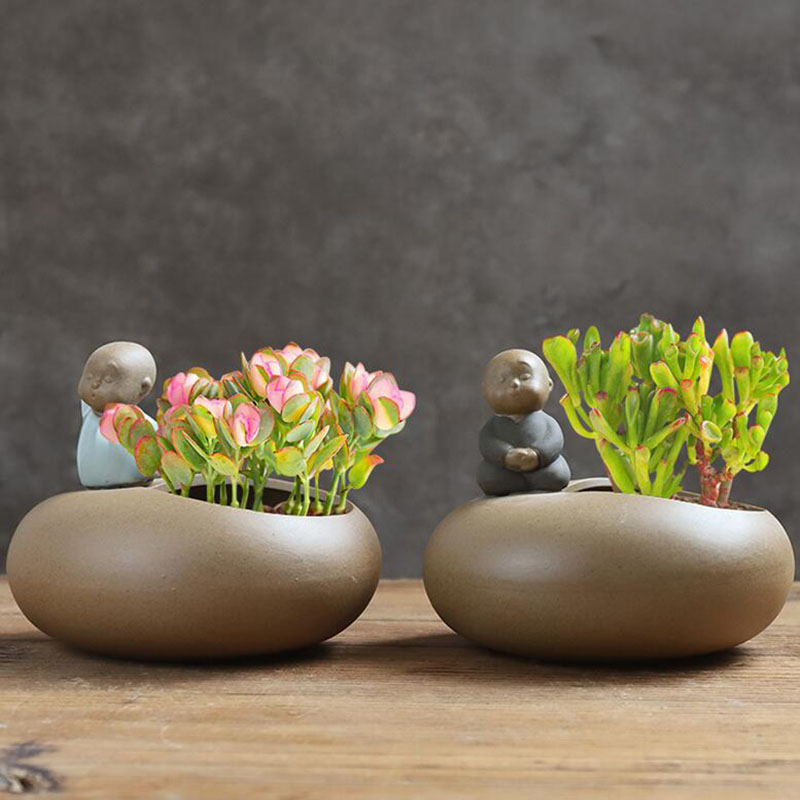Chinese Style Retro Ceramic Mo - Bonsai Garden Europe ulasan dan harga
