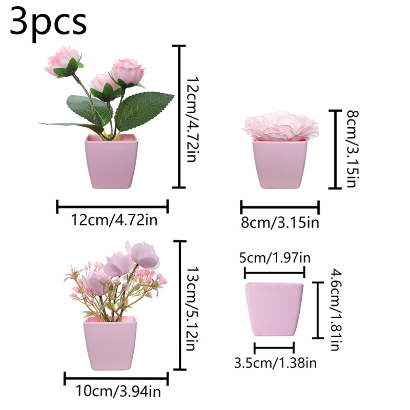 (A set of 3PCS) Simulated Mini - Bonsai Garden Zen ulasan dan harga
