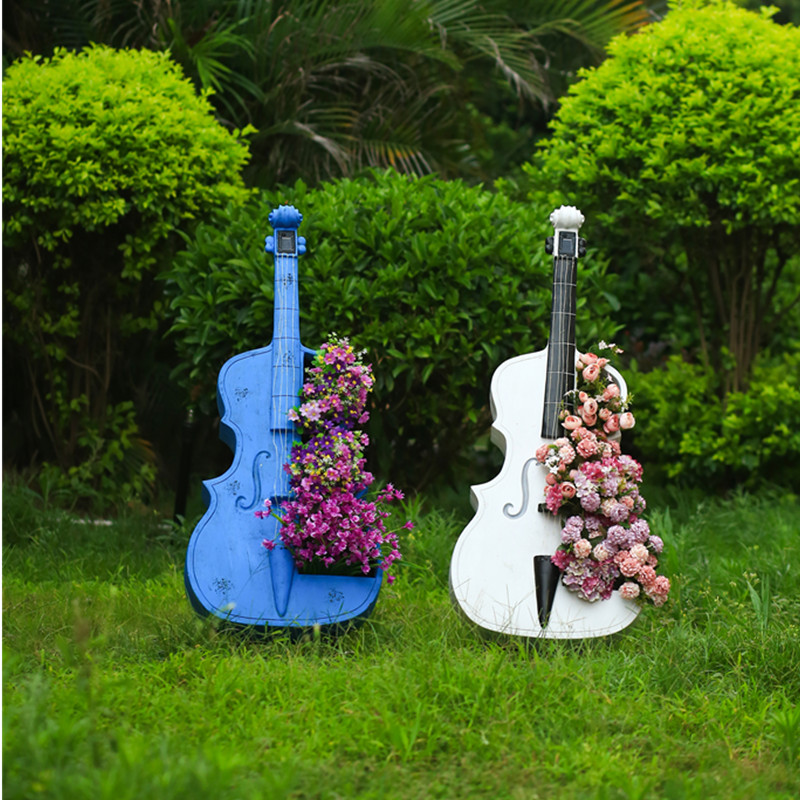 Cello-Shaped Garden Statue Lar - Bonsai Garden Display ulasan dan harga