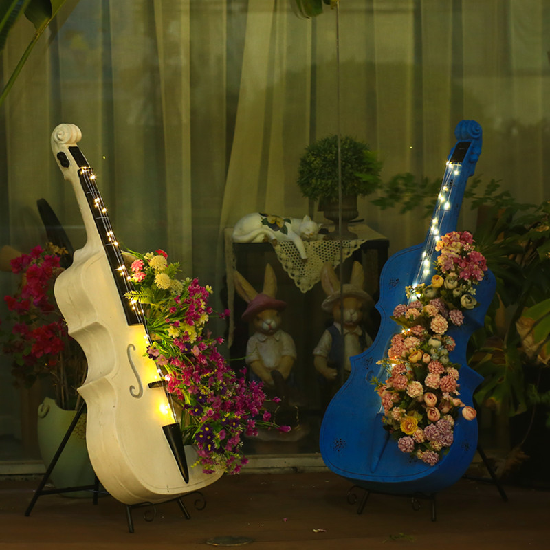 Cello-Shaped Garden Statue Lar - Bonsai Garden Display ulasan dan harga