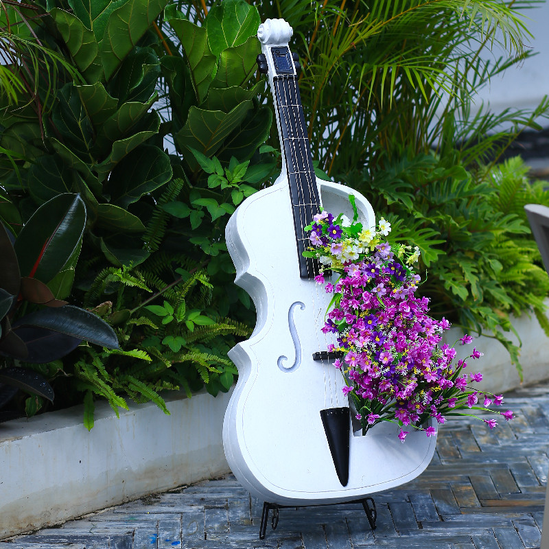 Cello-Shaped Garden Statue Lar - Bonsai Garden Display ulasan dan harga