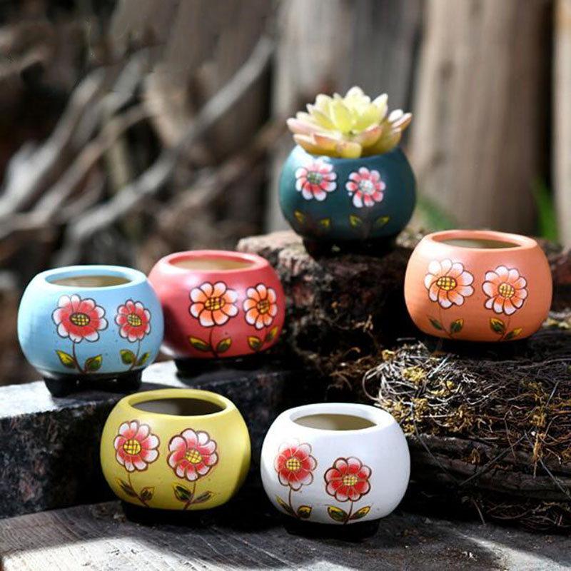 6 Pcs/Set Porcelain Handpainte - Bonsai Garden Europe ulasan dan harga
