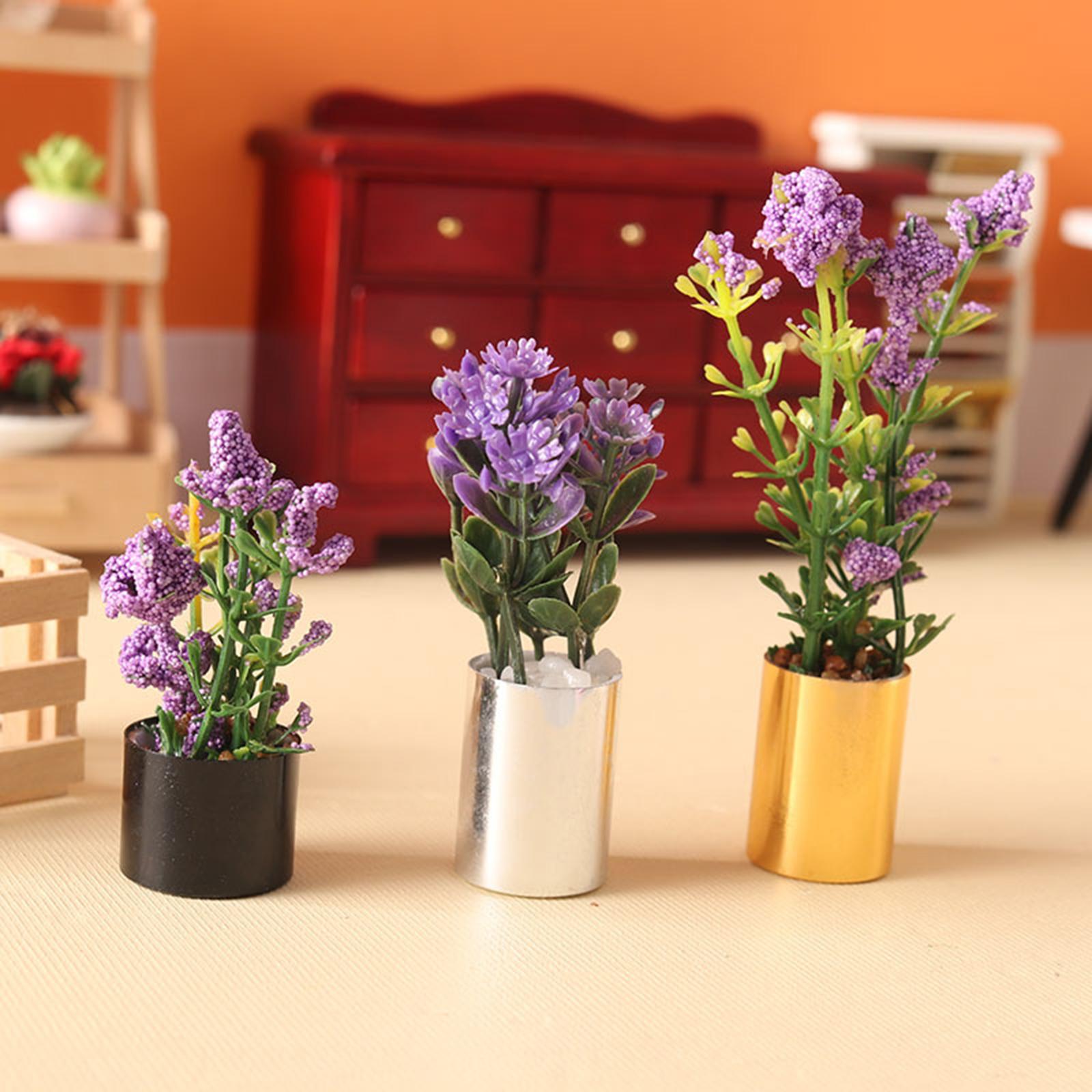 Miniature Potted Plant Ornamen - Bonsai Garden Europe ulasan dan harga