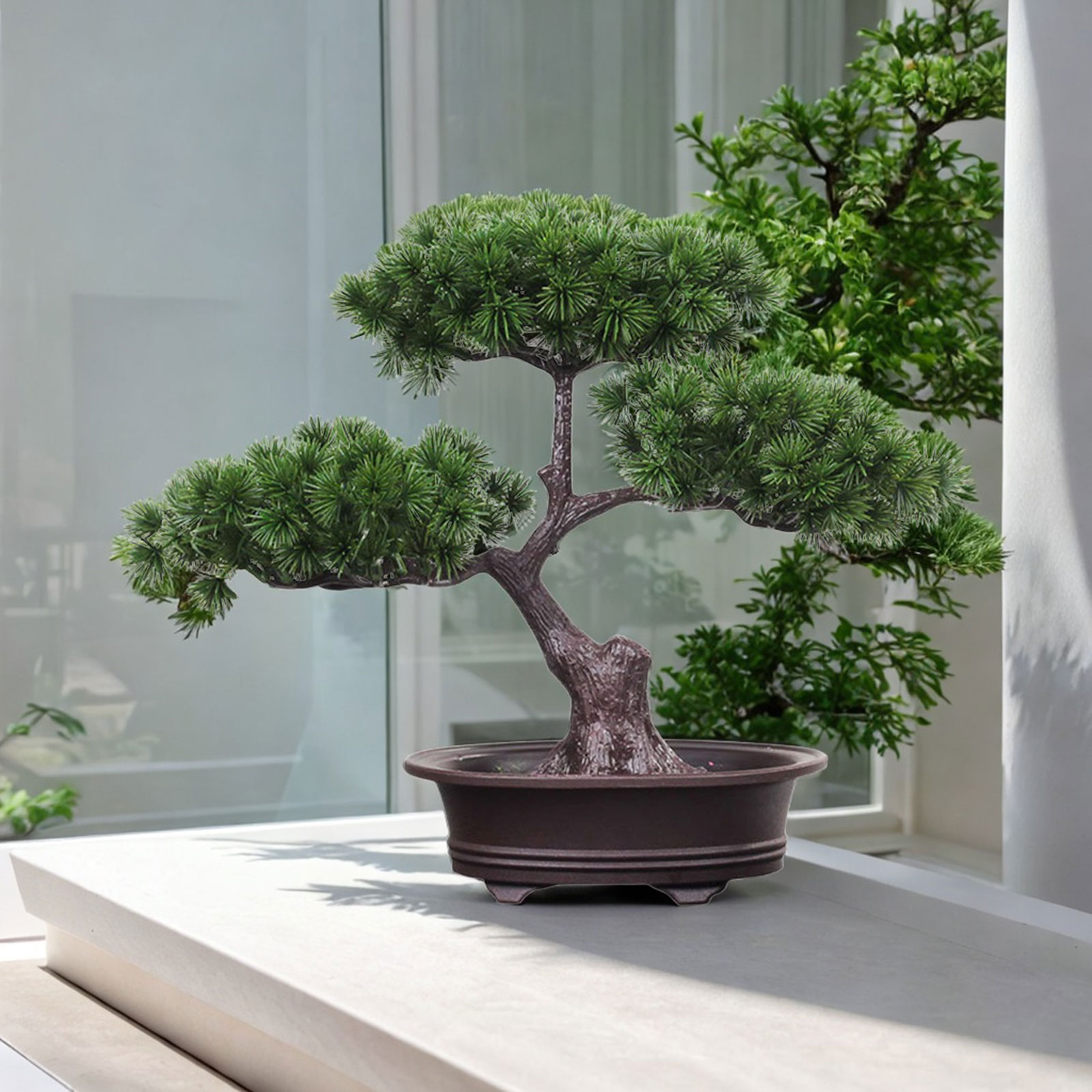 Artificial Bonsai Fake Tree Po - Bonsai Tree Zen Garden ulasan dan harga
