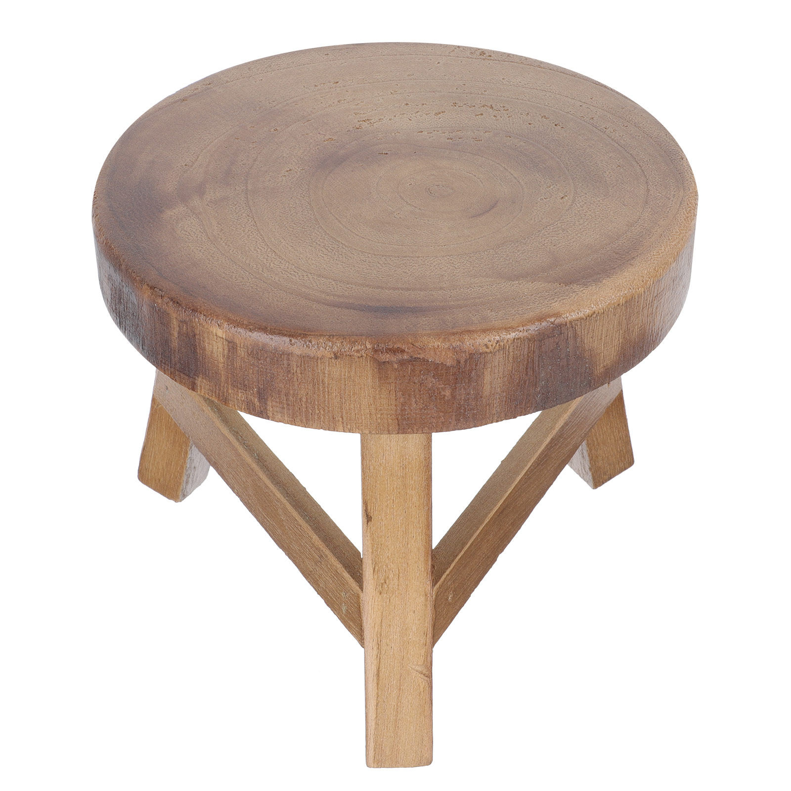 1Pcs Wooden Flower Pot Stand R - Bonsai Garden Display ulasan dan harga