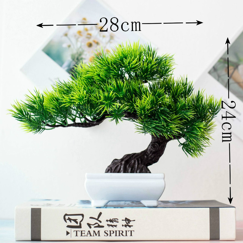 New Green Artificial Plants Bo - Bonsai Garden Zen ulasan dan harga
