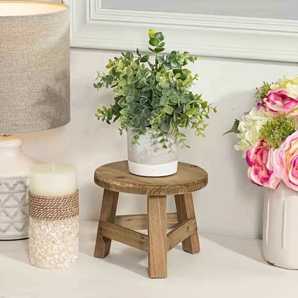 Modern Bonsai Rack Wooden Mini - Bonsai Garden Display ulasan dan harga