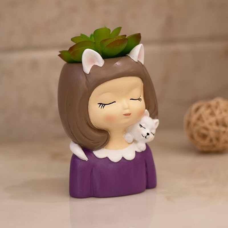 Creative Resin Fleshy Flowerpo - Bonsai Garden Europe ulasan dan harga